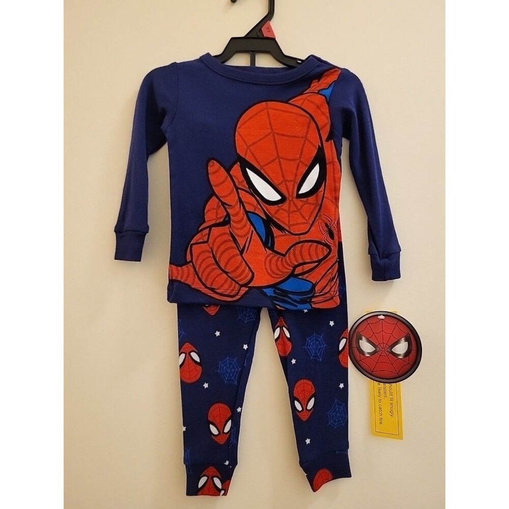 Spiderman toddler kids 2 piece pajamas size 18M